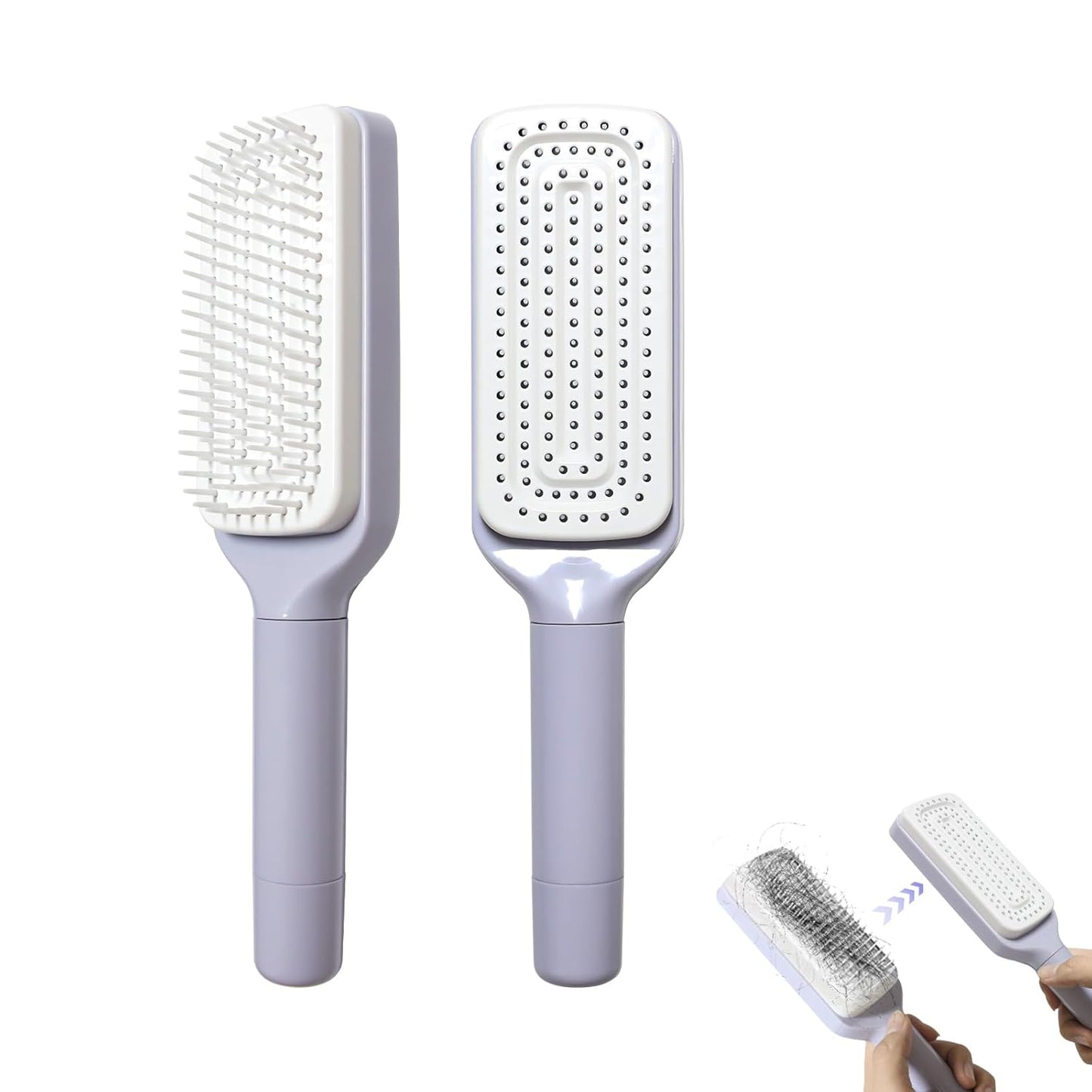 Self Cleaning Hairbrush