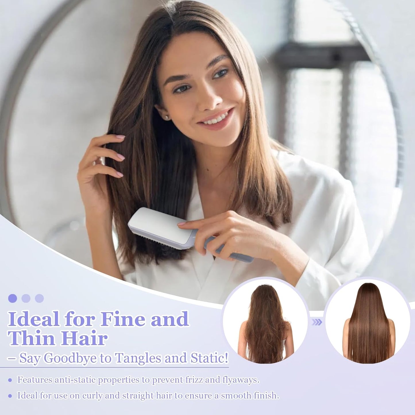 Self Cleaning Hairbrush
