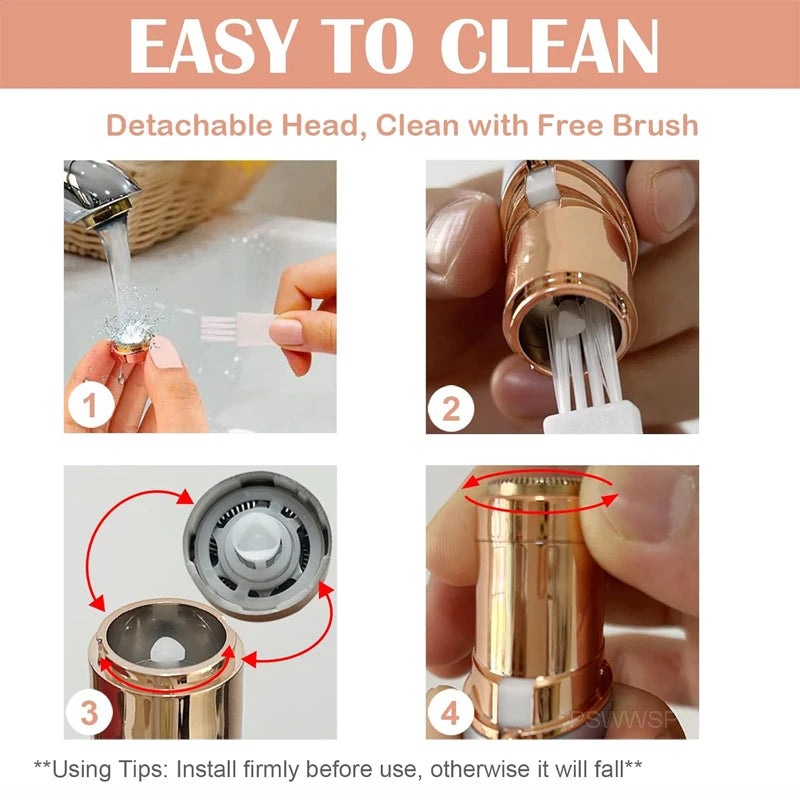 ‌Electric Facial Hair Remover for Women Painless Mini Hair Removal Device