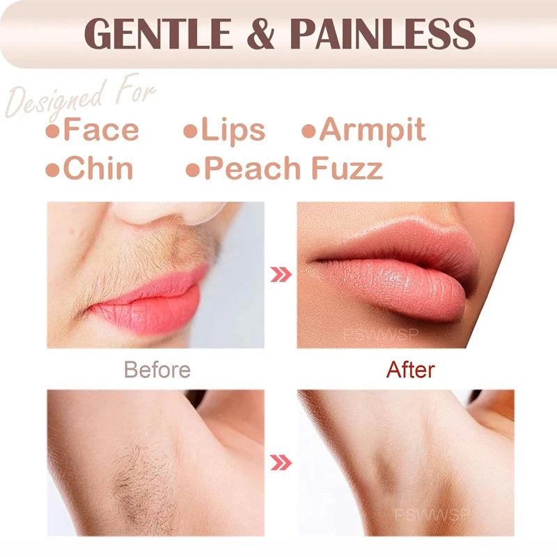 ‌Electric Facial Hair Remover for Women Painless Mini Hair Removal Device